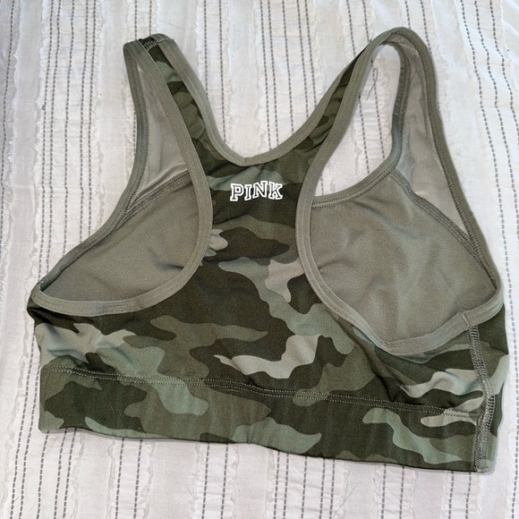 Camo PINK racer back sports bra - Picture 2 of 3